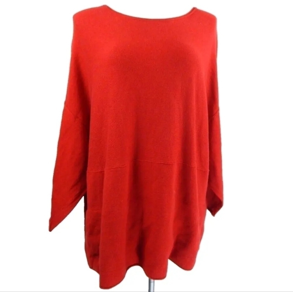 Pure Jill Red Kimono Sweater